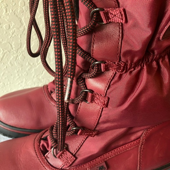 Coach: Sage (A9177) Red Winter Boots- 8 - Picture 12 of 16